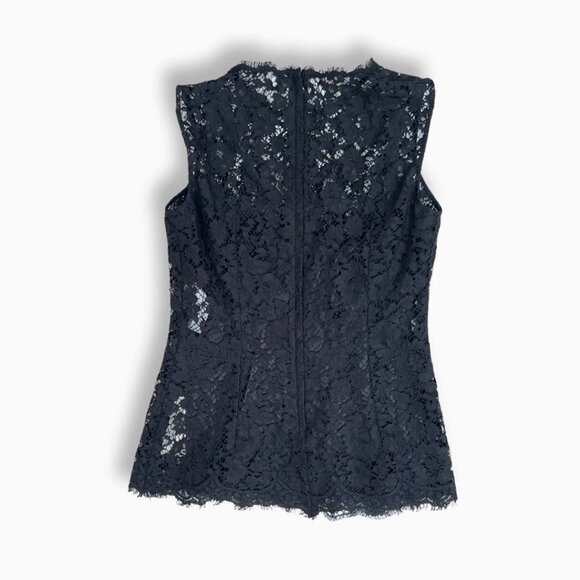 Dolce & Gabbana black lace top size 42 - Picture 2 of 6